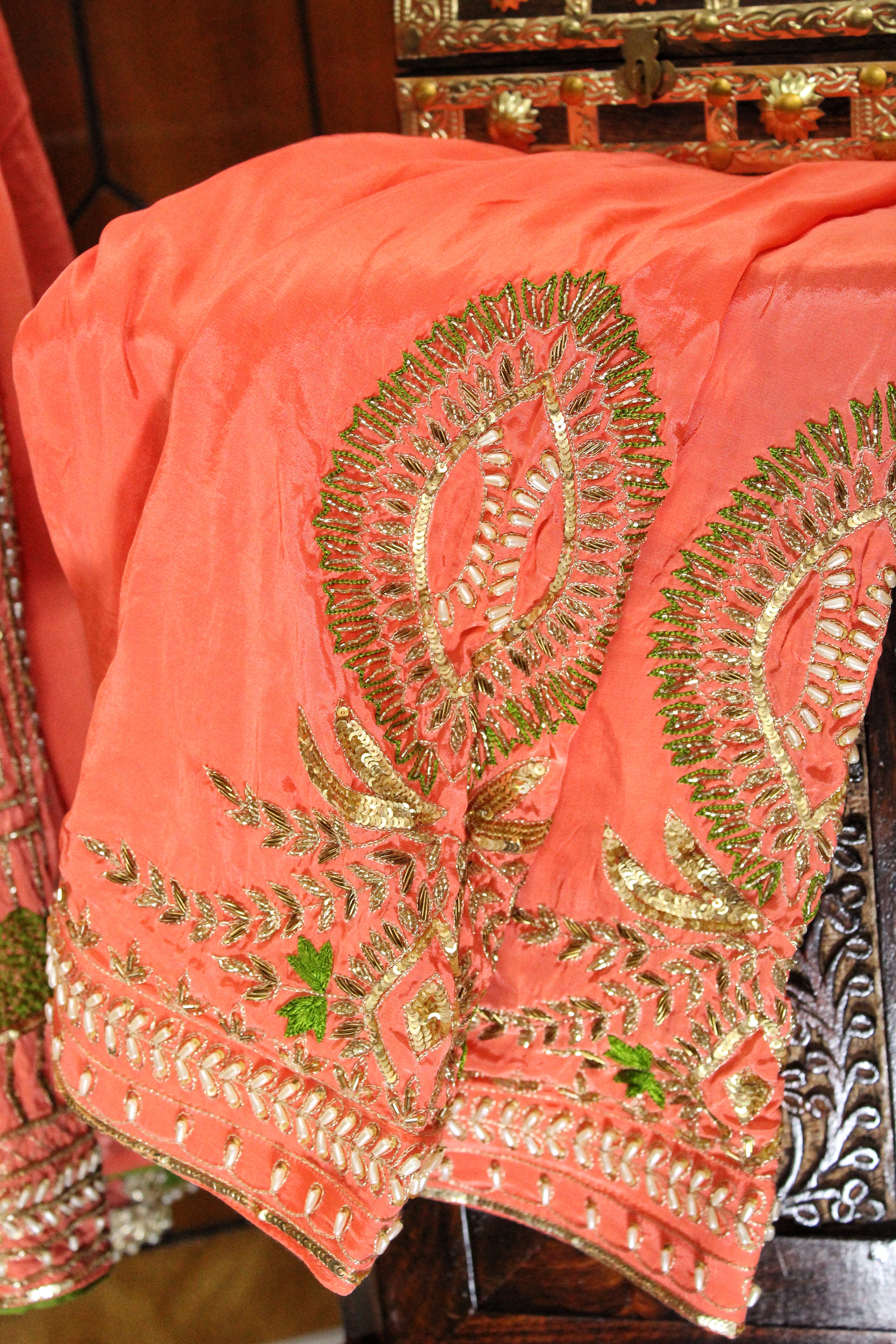 Coral Phulkari