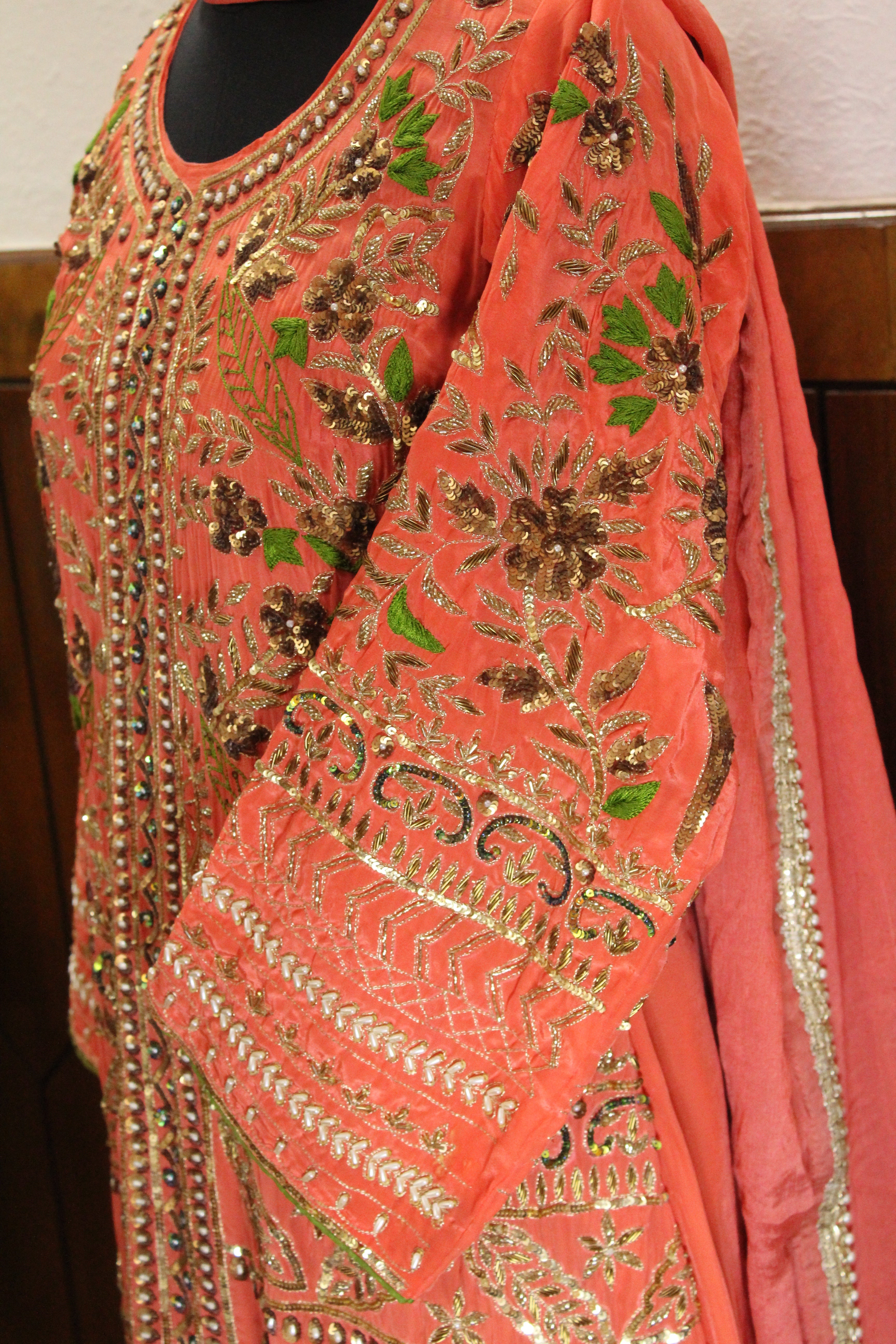 Coral Phulkari