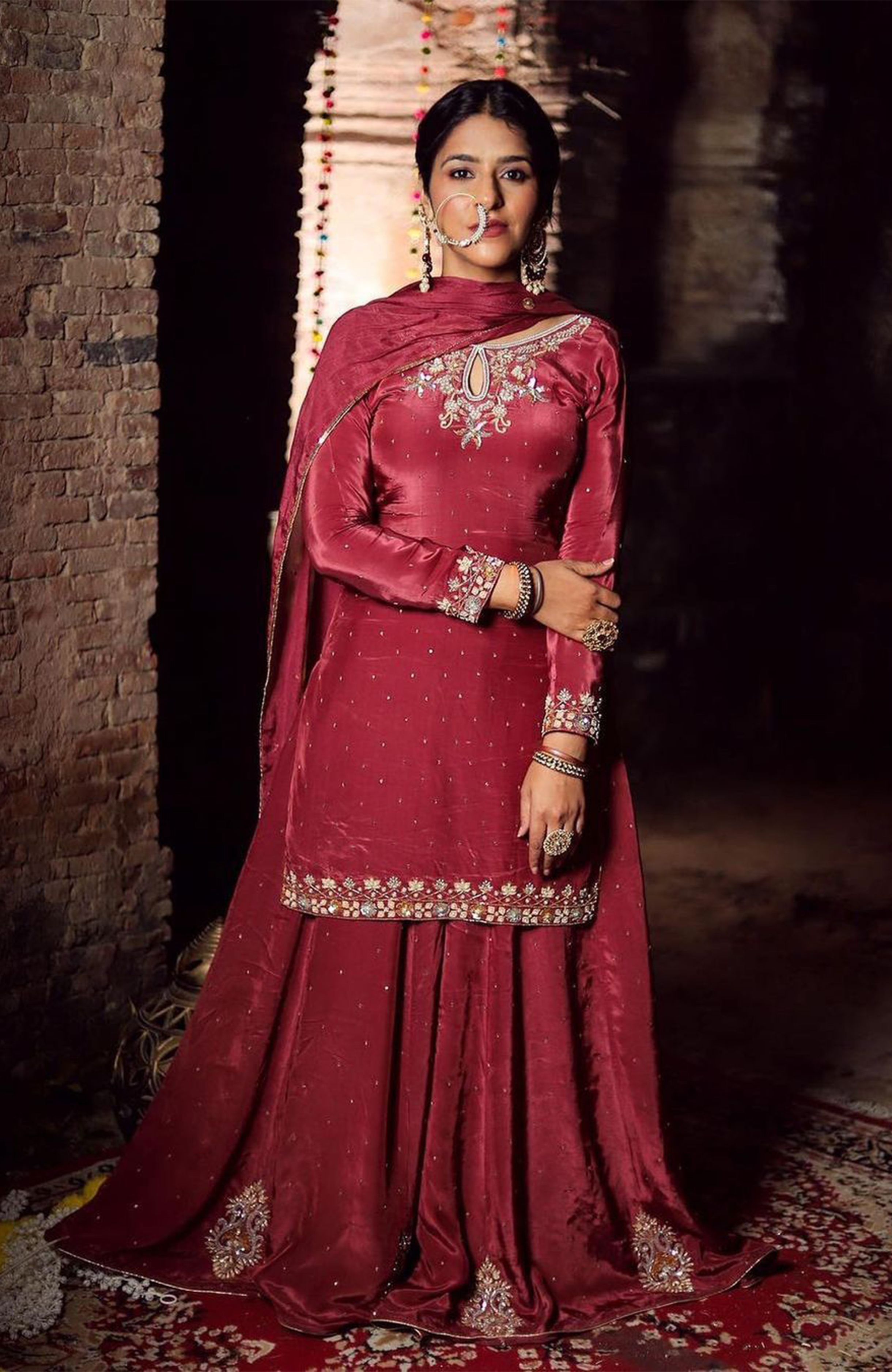 Rust Lehnga